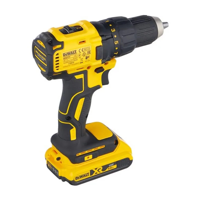 Дриль-шурупокрут акумуляторний безщітковий DeWALT DCD777D2T — Уцінка — фото 2