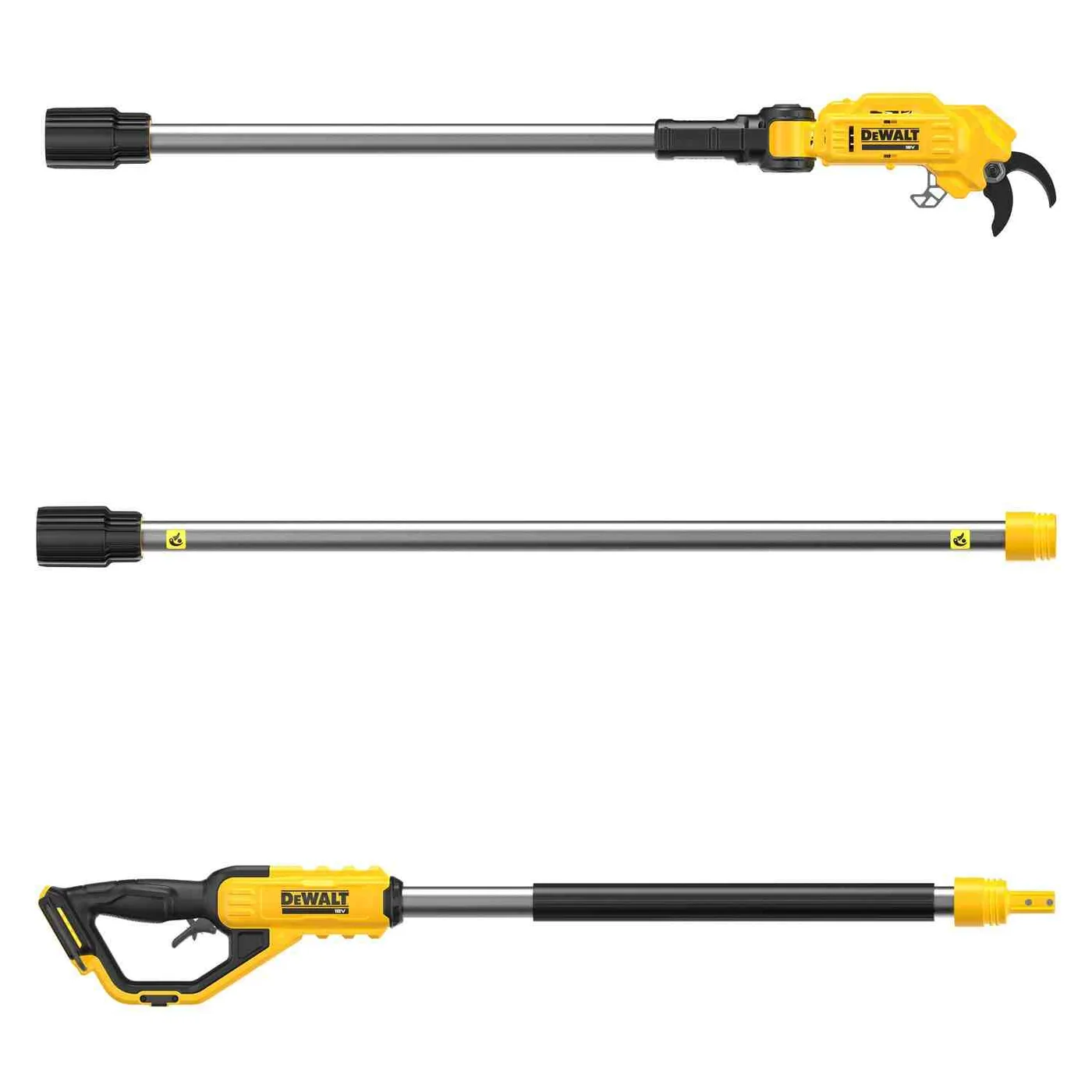 Ножиці садові - секатор зі штангою акумуляторний DeWALT DCMPP569N — фото 3