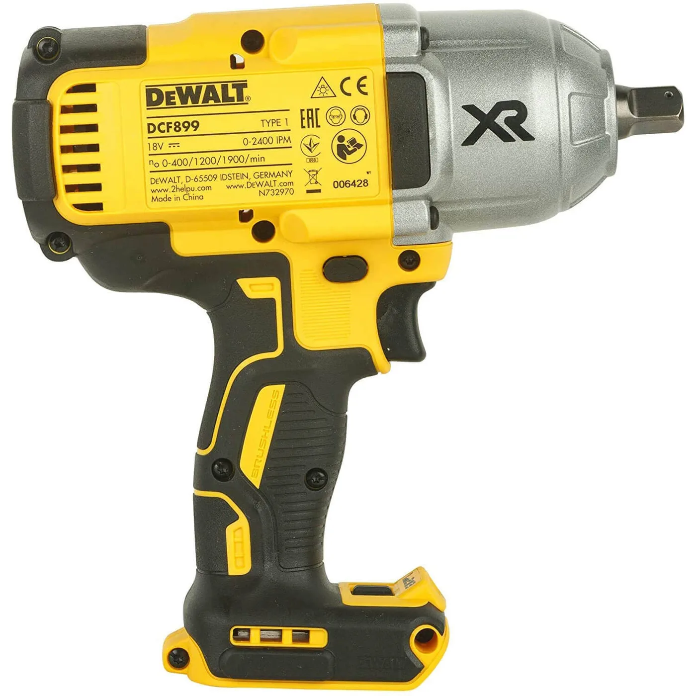 Гайковерт ударний акумуляторний безщітковий DeWALT DCF899N — фото 3
