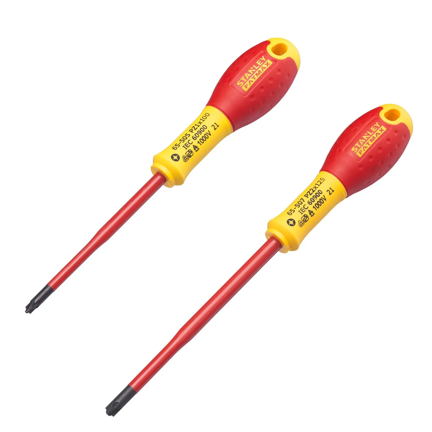 Набір з двох ізольованих викруток для електриків FatMax VDE 1000V STANLEY FMHT0-62649 — Уцінка