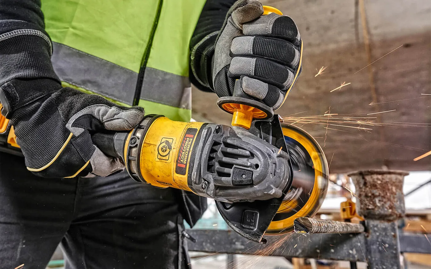Шліфмашина кутова - болгарка акумуляторна безщіткова DeWALT DCG418X2 — фото 3