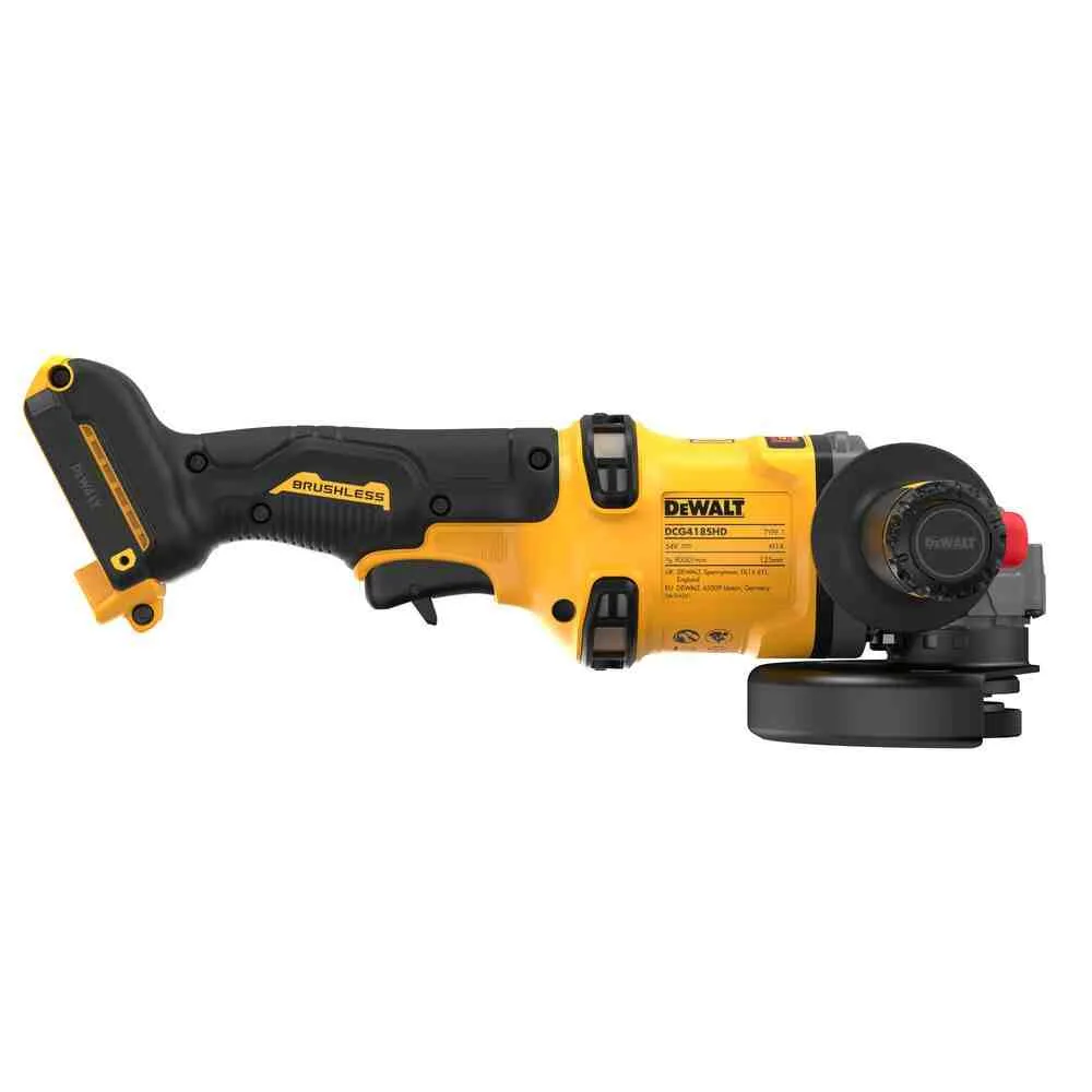 Шліфмашина кутова - болгарка акумуляторна безщіткова DeWALT DCG418SHDN — фото 3