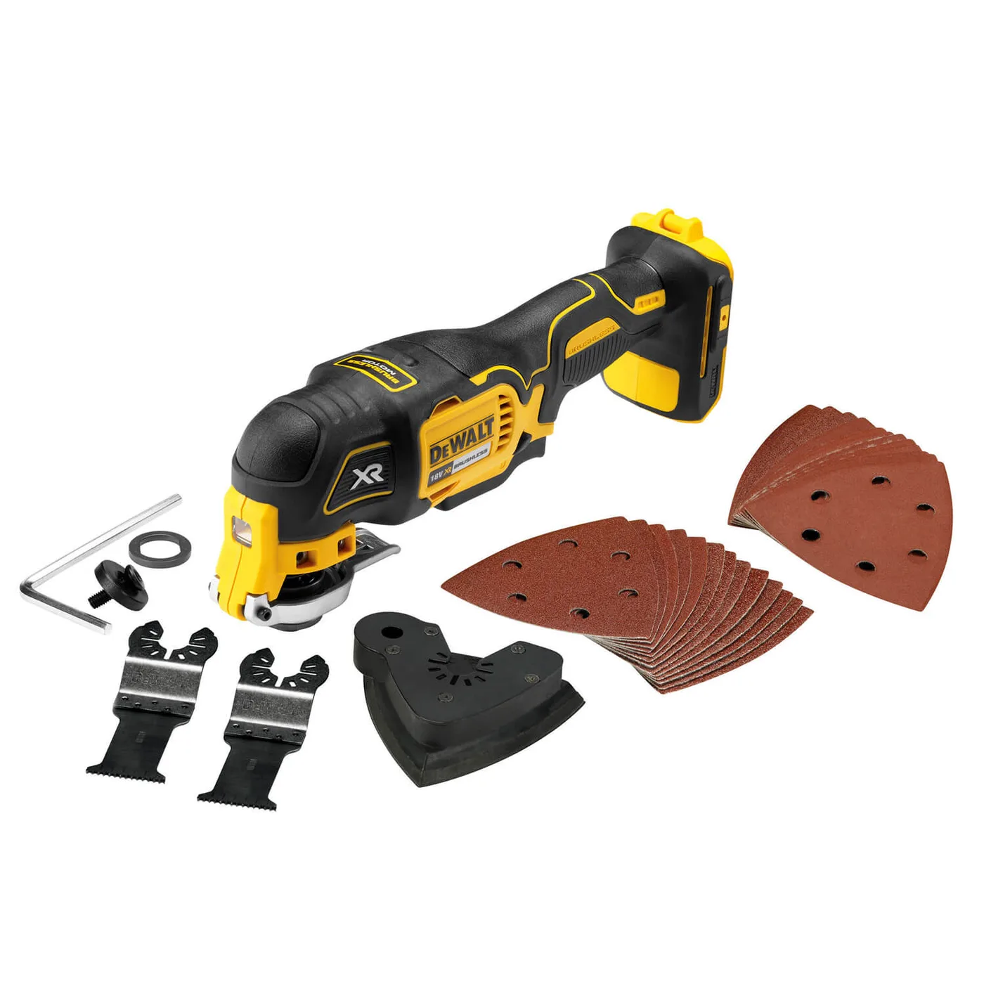 Багатофункціональний інструмент акумуляторний безщітковий DeWALT DCS356P2 — фото 3