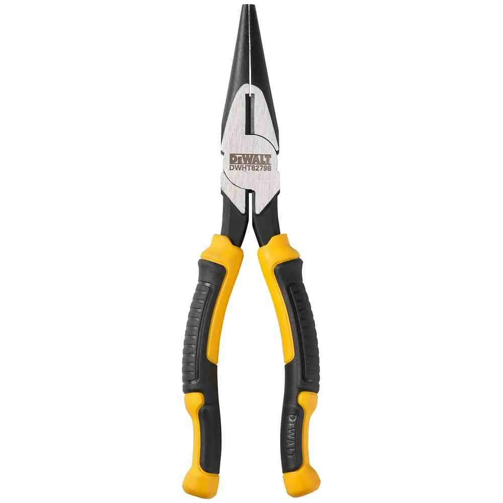 Плоскогубці LASER HARDENED довжиною 200 мм з подовженими губками DeWALT DWHT82798-0