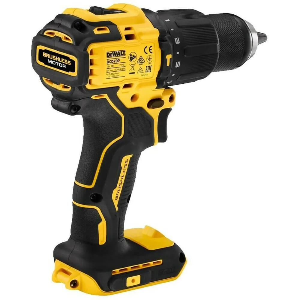 Дриль-шурупокрут акумуляторний безщітковий ударний DeWALT DCD709P2T — фото 4