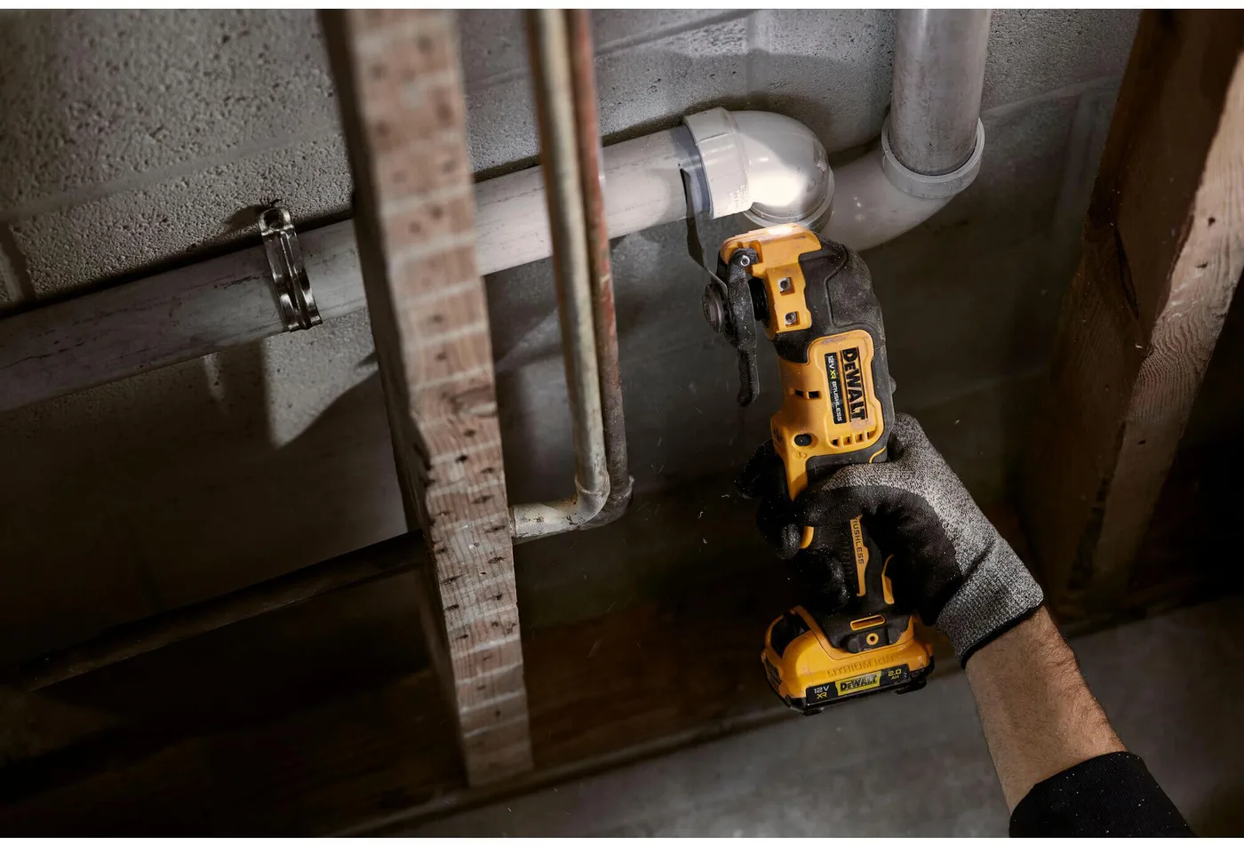 Багатофункціональний інструмент акумуляторний безщітковий DeWALT DCS353N — фото 6