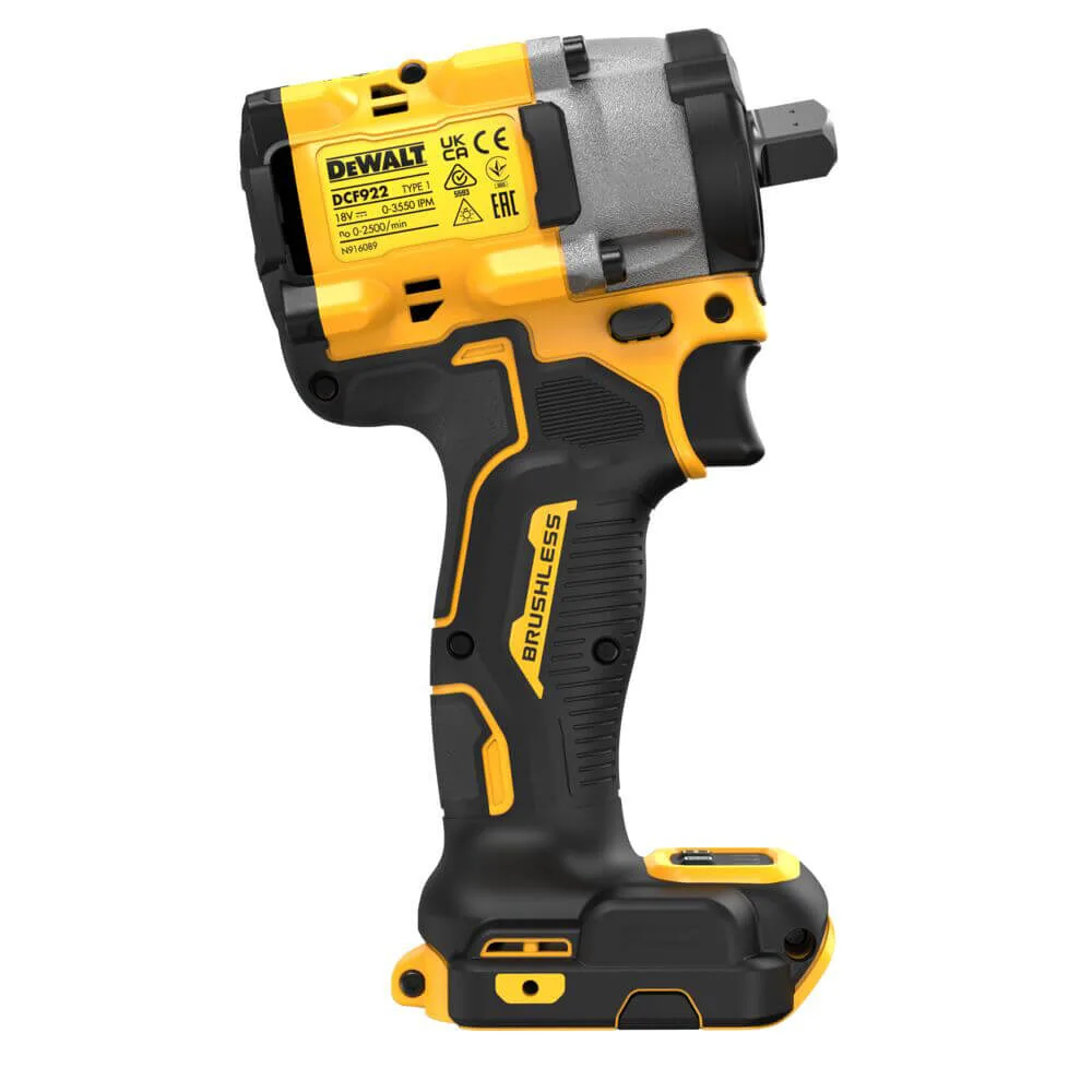 Гайкокрут ударний акумуляторний безщітковий DeWALT DCF922NT — фото 6