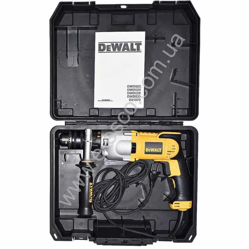 Дриль мережевий ударний DeWALT D21570K — фото 2