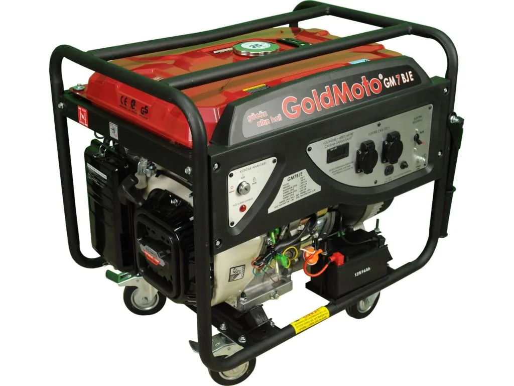Бензиновий генератор GoldMoto GM7BJE, 4,5 кВт, 5,3 кВт, бензин