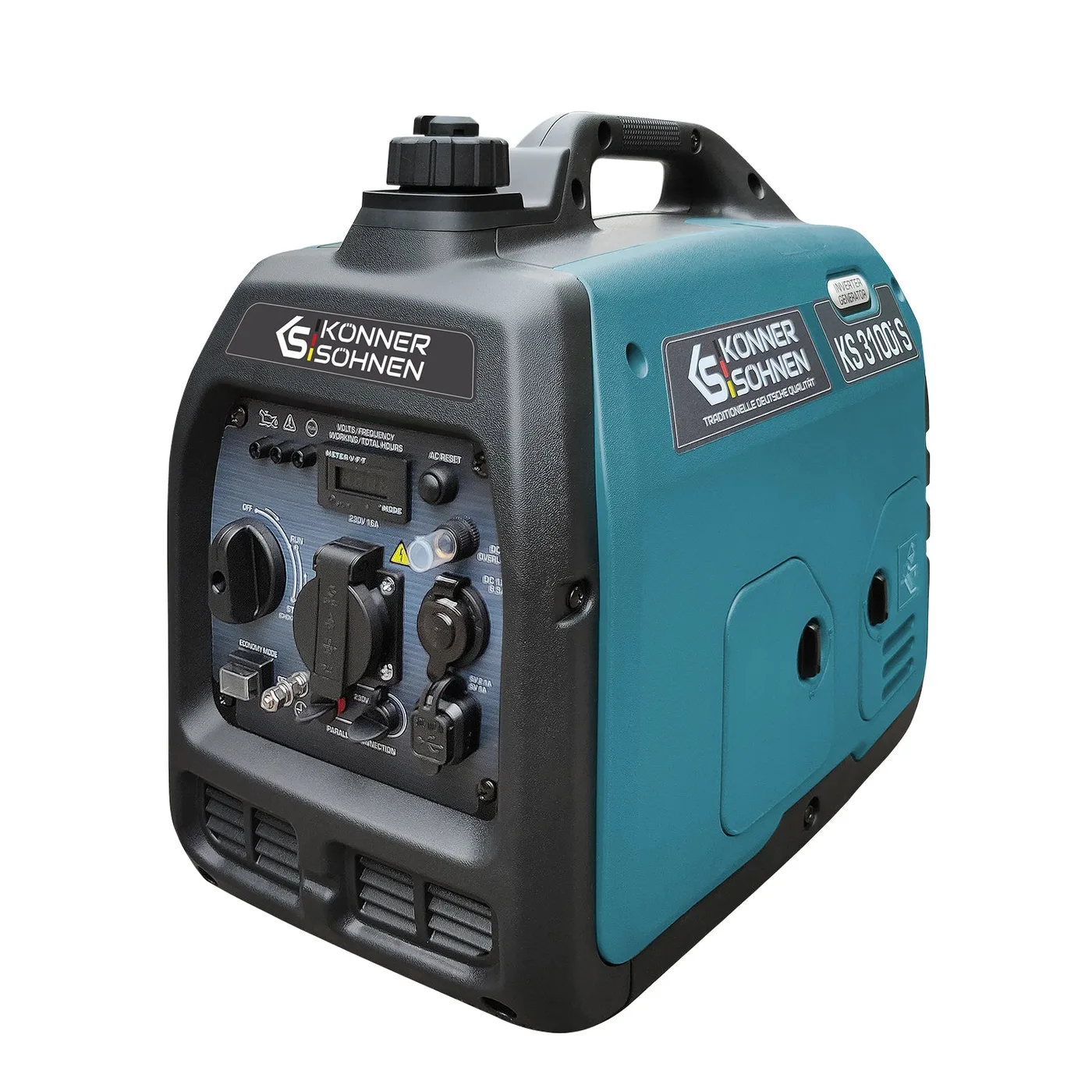 Інверторний генератор Könner & Söhnen KS 3100i S, 2,8 кВт, бензин, ручний стартер