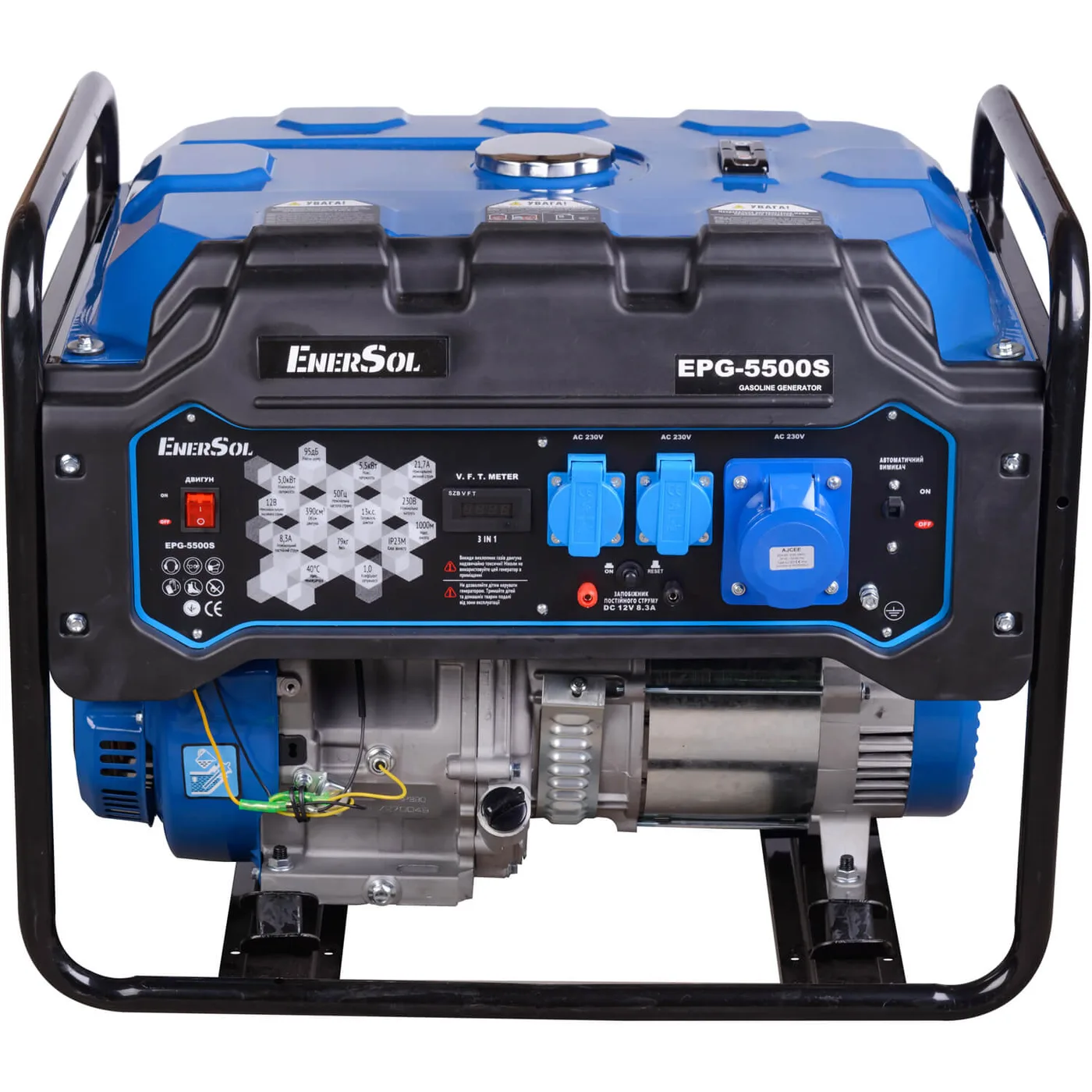 Генератор бензиновий EnerSol EPG-5500S, 5 кВт, ручний стартер