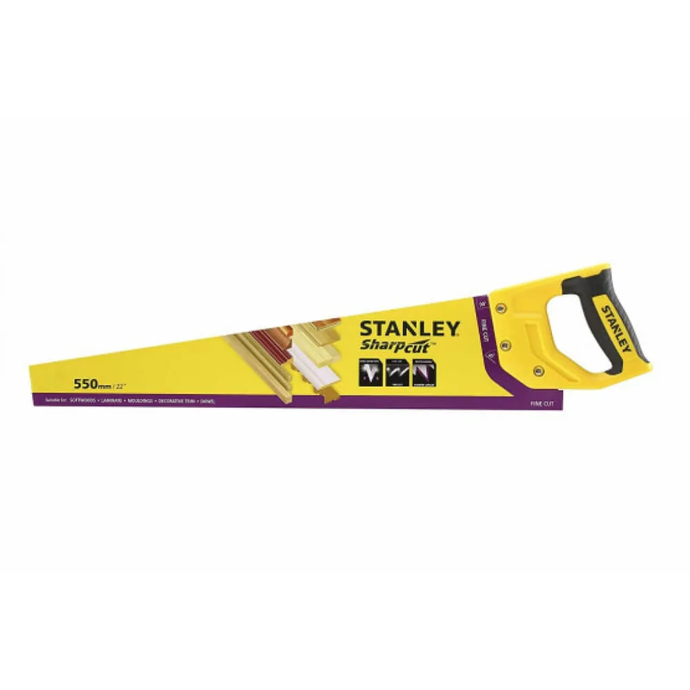 Ножівка SHARPCUT ™ довжиною 550 мм для поперечного та поздовжнього різу STANLEY STHT20372-1 — фото 2
