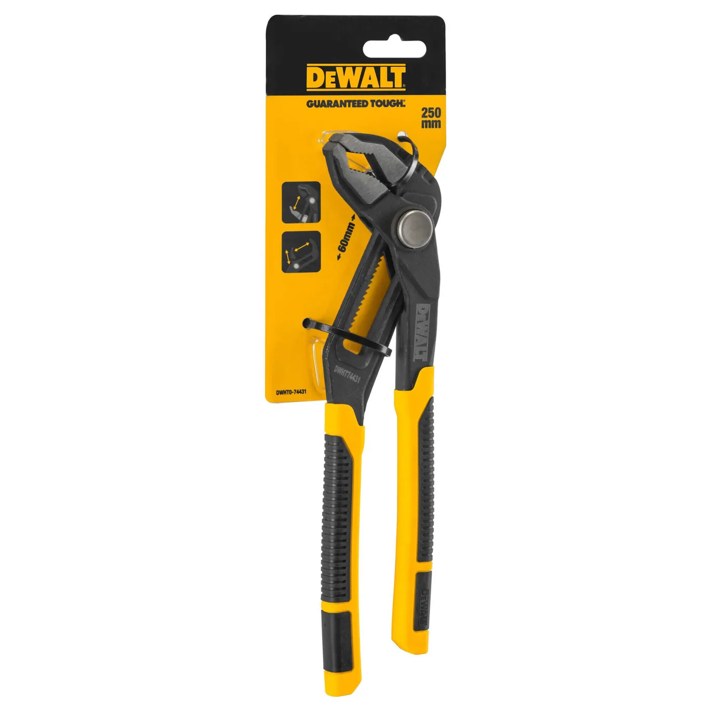 Пасатижі переставні сантехнічні довжиною 250 мм DeWALT DWHT0-74431 — фото 5