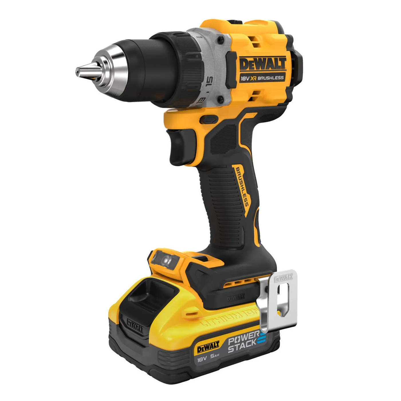 Дриль-шуруповерт акумуляторний безщітковий DeWALT DCD800H2T — фото 2