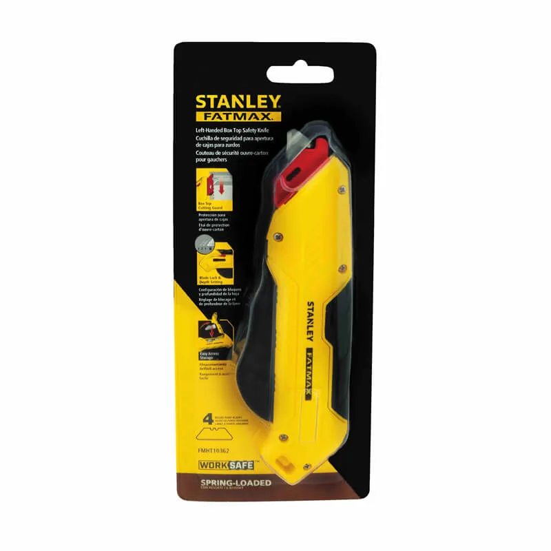 Ніж безпечний FATMAX® Box Box з висувним трапецевидним лезом STANLEY FMHT10362-0 — фото 4