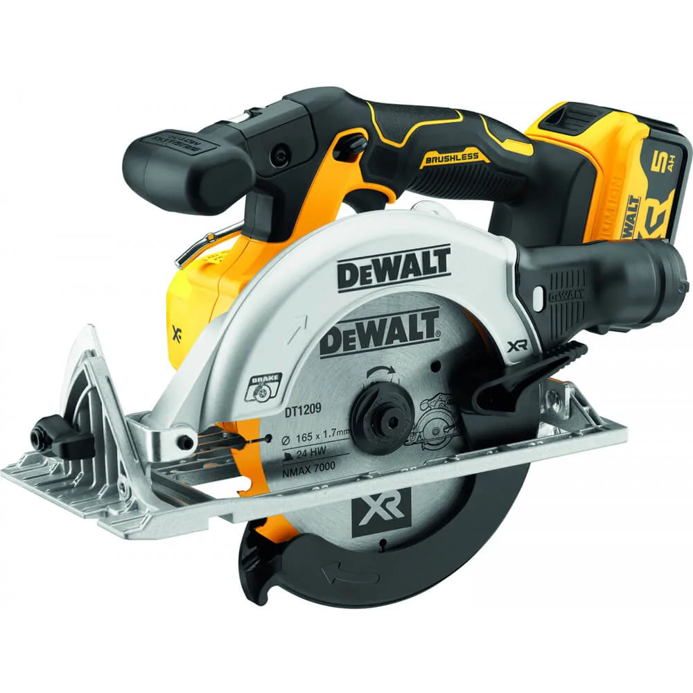 Пила дискова акумуляторна безщіткова DeWALT DCS565P2 — фото 2