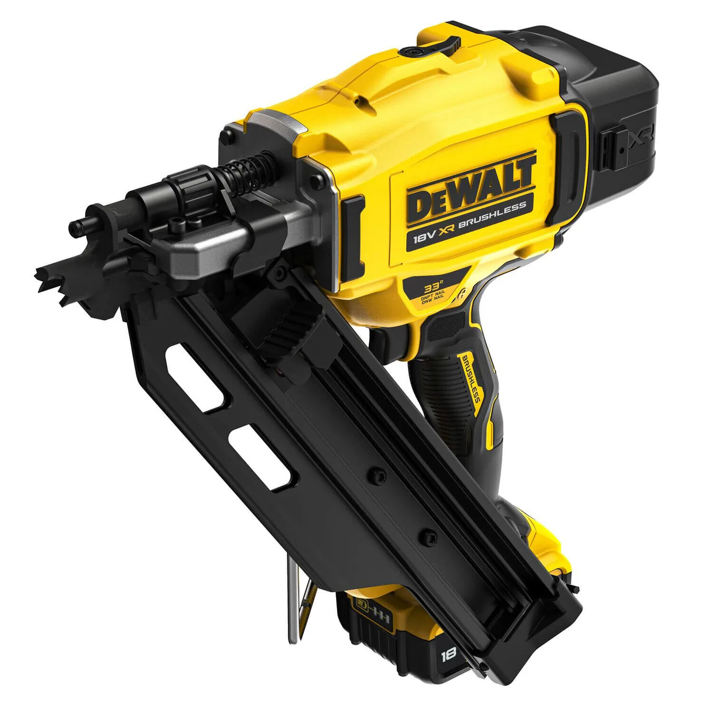 Пістолет цвяхозабивний акумуляторний безщітковий DeWALT DCN930P2 — фото 5