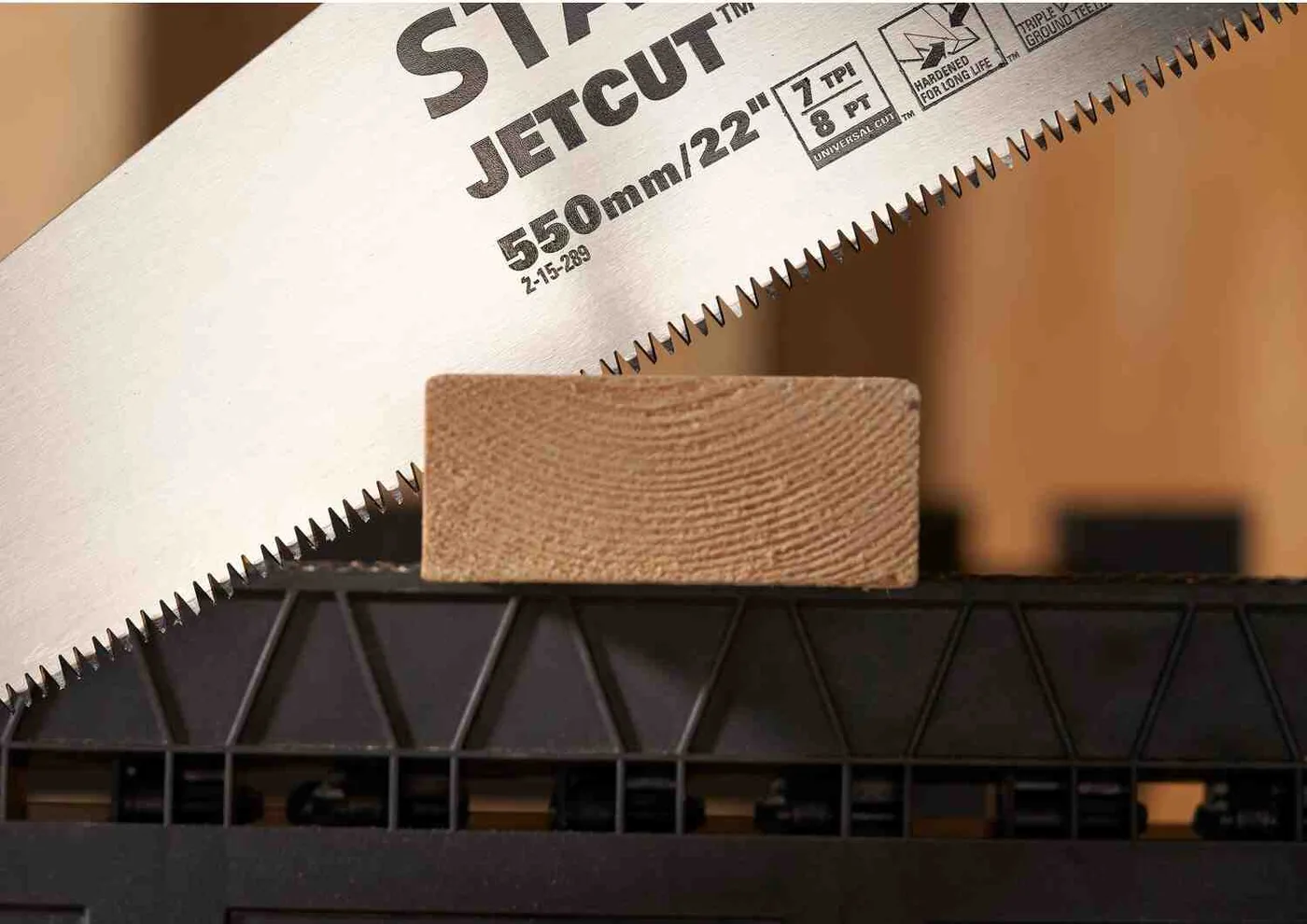 Ножівка Jet-Cut SP довжиною 550 мм для поперечного та поздовжнього різу по деревині STANLEY 2-15-289 — фото 5