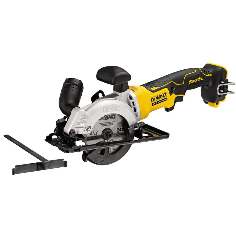 Пила дискова акумуляторна безщіткова компактна DeWALT DCS571NT — фото 2