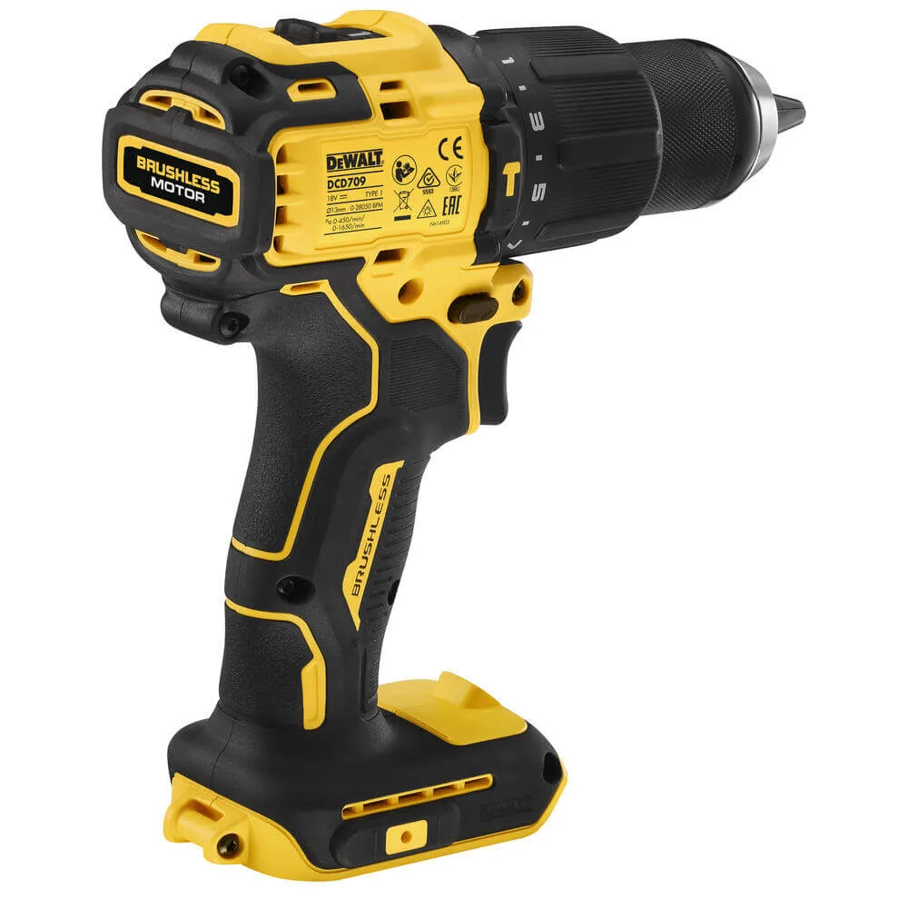 Дриль-шурупокрут акумуляторний безщітковий ударний DeWALT DCD709N — фото 3
