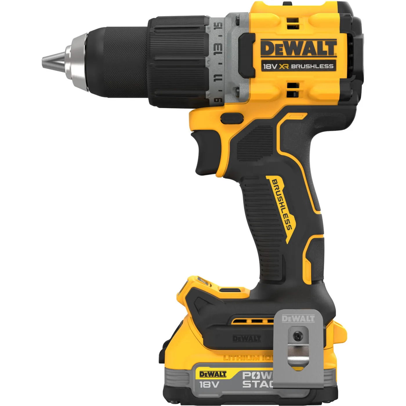 Дриль-шуруповерт акумуляторний безщітковий DeWALT DCD800E2T — фото 3