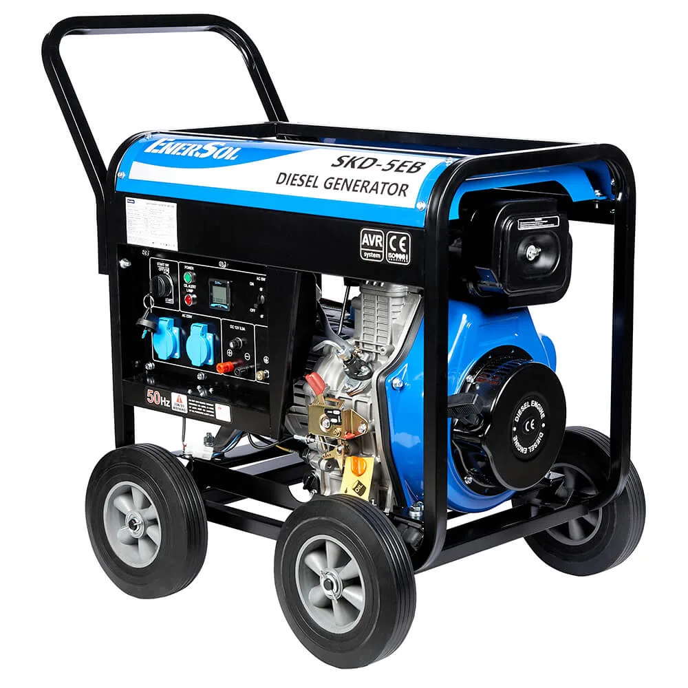 Генератор дизельний EnerSol SKD-5EB, 4.6 кВт, електростартер