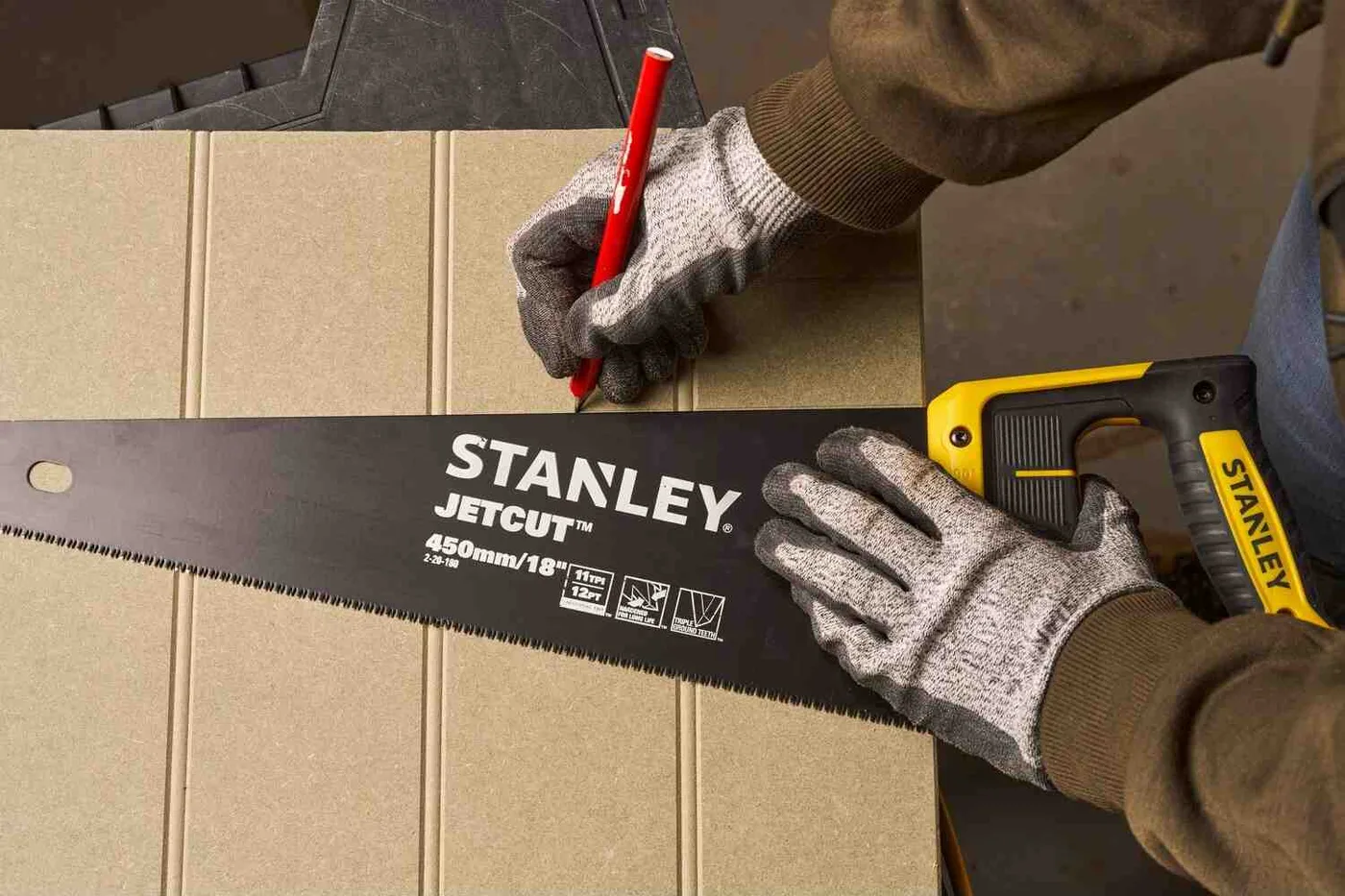Ножівка Jet-Cut 2 X Laminator довжиною 450 мм, чистий рез STANLEY 2-20-180 — фото 4