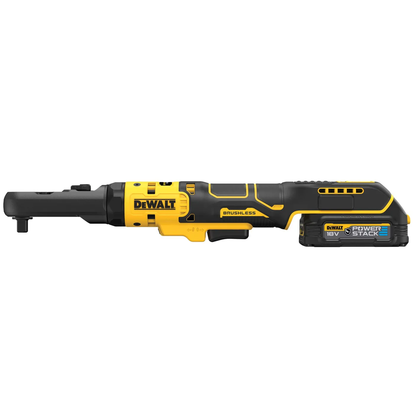 Гайкокрут кутовий - ключ-храповик акумуляторний безщітковий DeWALT DCF510E2G — фото 2