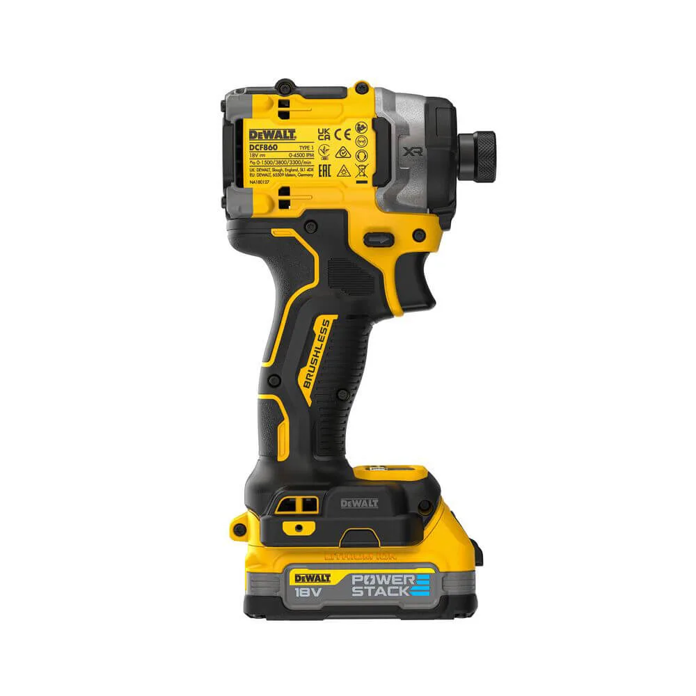 Шурупокрут ударний акумуляторний безщітковий DeWALT DCF860E2T — фото 4