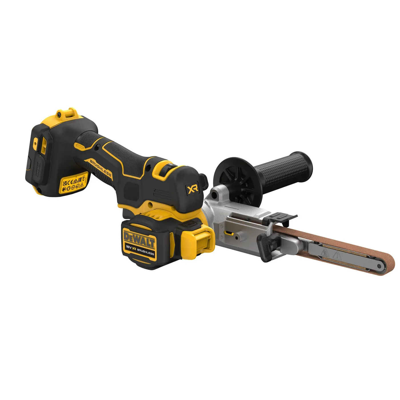 Напилок стрічковий акумуляторний безщітковий DeWALT DCM200NT — фото 3