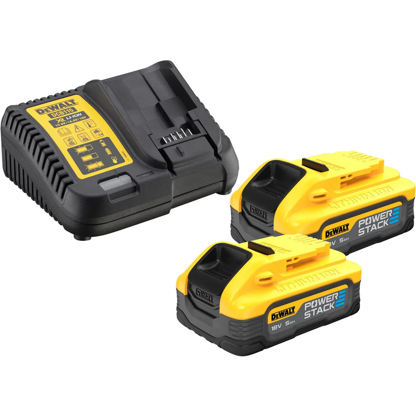 Набір з двох інструментів безщіткових DeWALT DCK2050H2T — фото 4