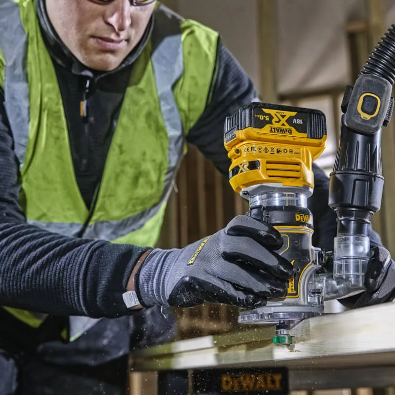 Фрезер акумуляторний безщітковий DeWALT DCW604P2 — Уцінка — фото 3