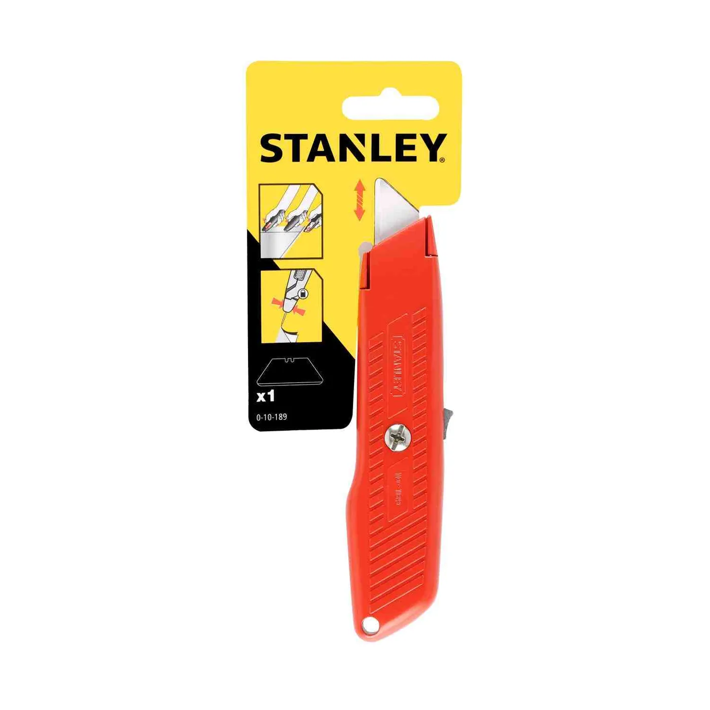 Ніж з висувним трапецієвидним лезом, що автоматично забирається STANLEY 0-10-189 — фото 4