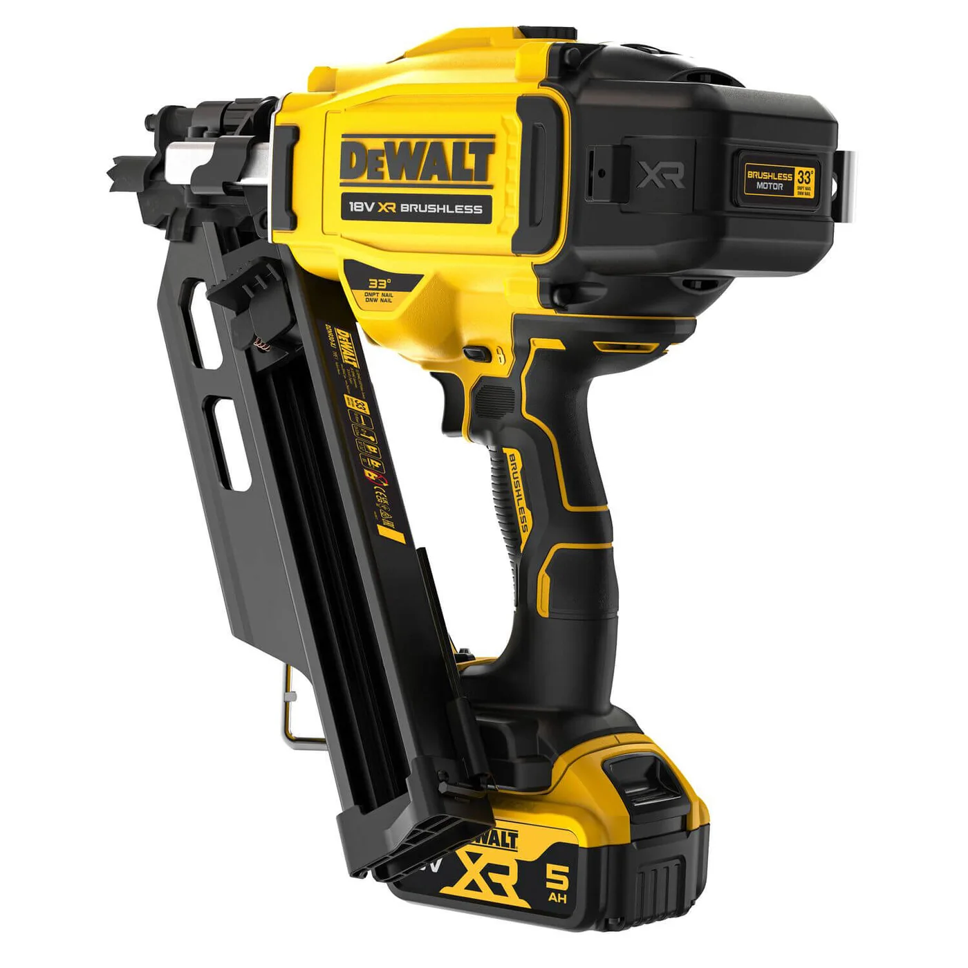 Пістолет цвяхозабивний акумуляторний безщітковий DeWALT DCN930P2 — фото 3