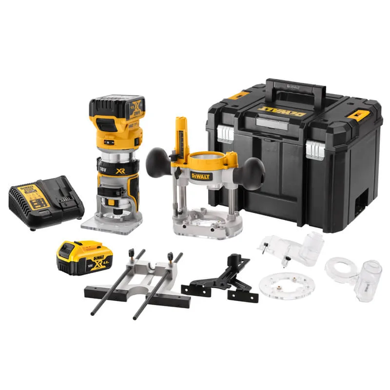 Фрезер акумуляторний безщітковий DeWALT DCW604P2 — Уцінка