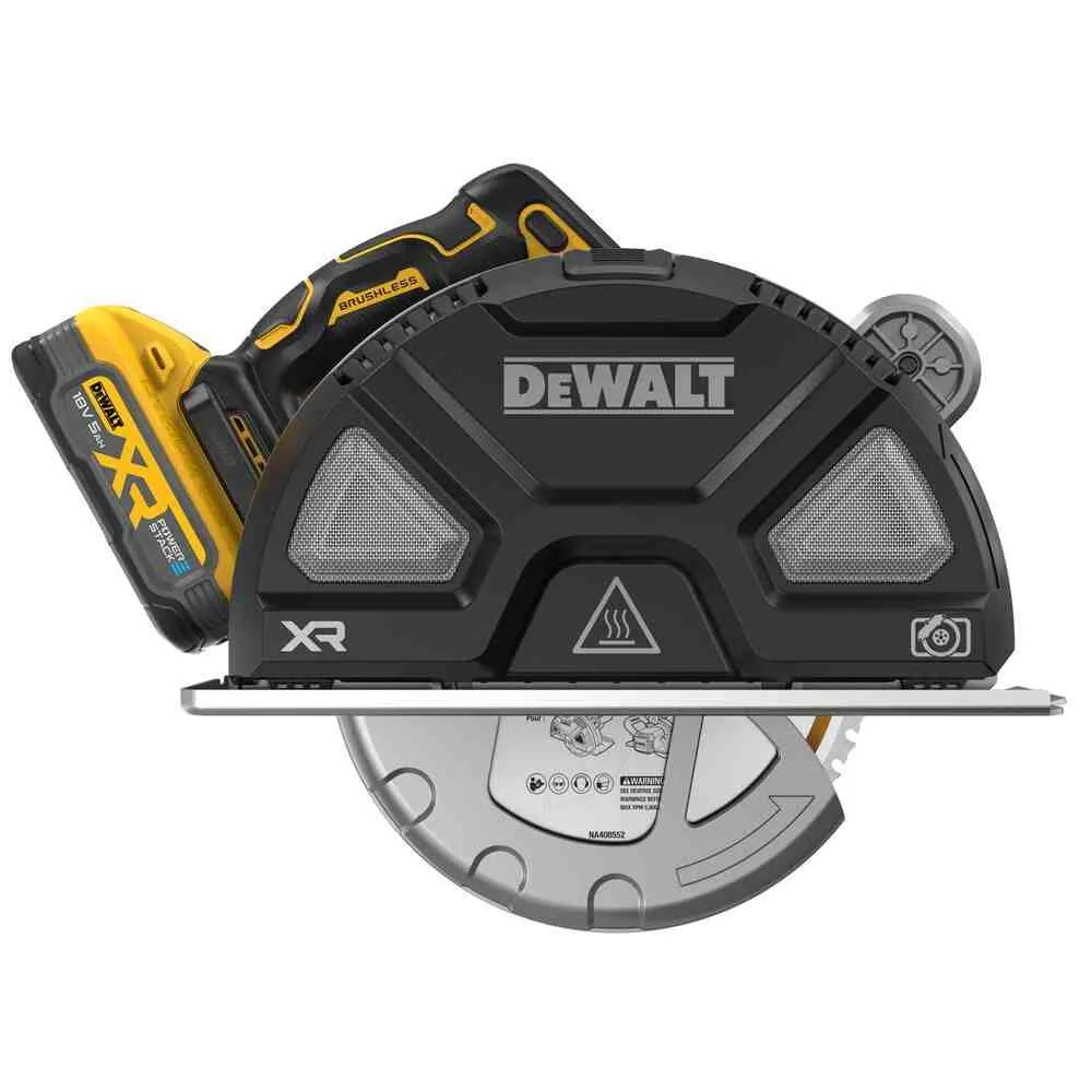 Пилка дискова по металу акумуляторна DeWALT DCS383H2 — фото 2