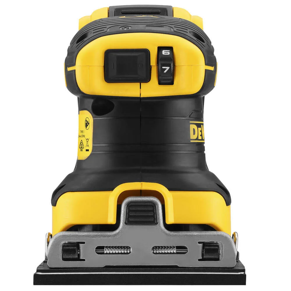 Шліфмашина вібраційна акумуляторна DeWALT DCW200NT — фото 4