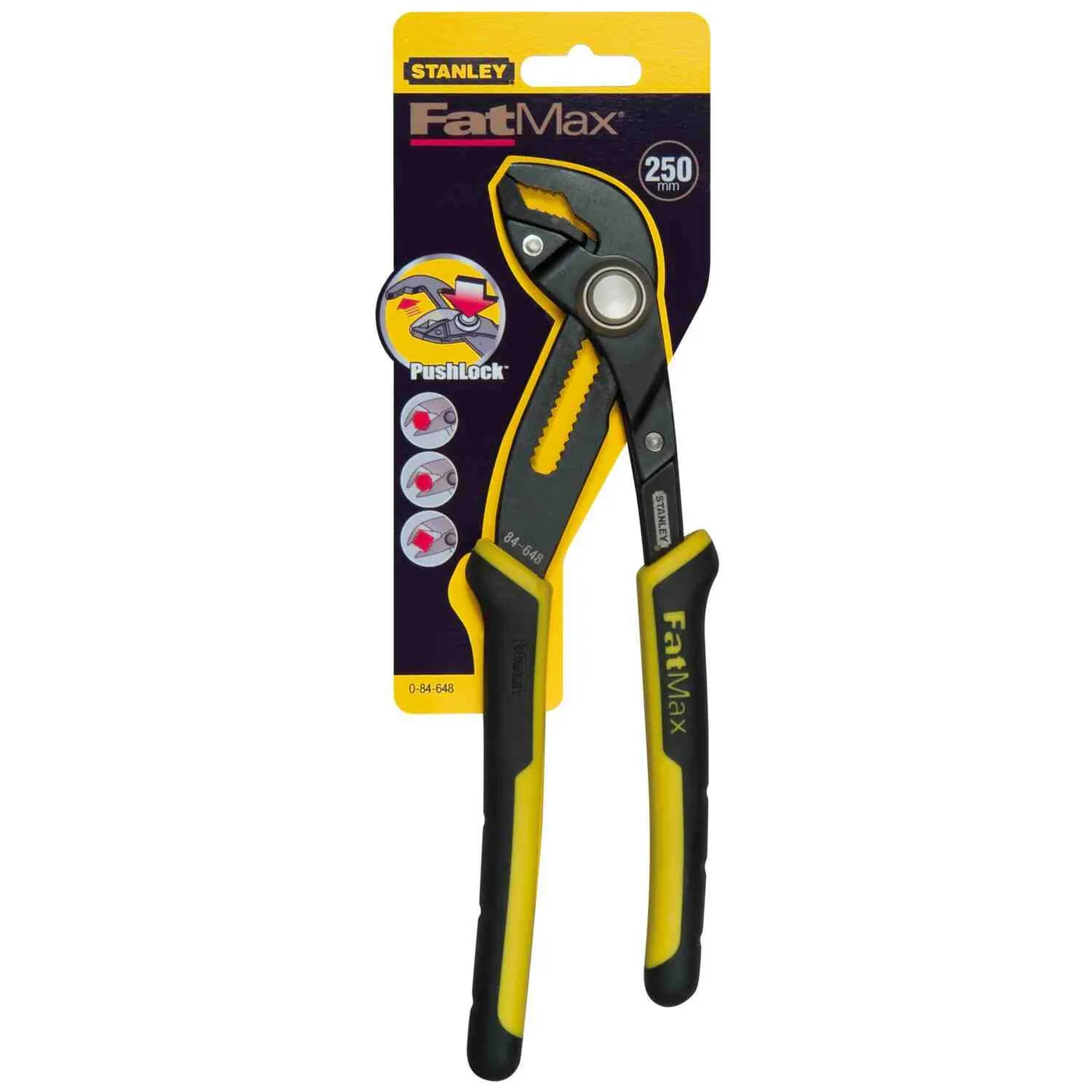 Пасатижі FatMax Groove Joint переставні сантехнічні довжиною 250 мм STANLEY 0-84-648 — фото 2