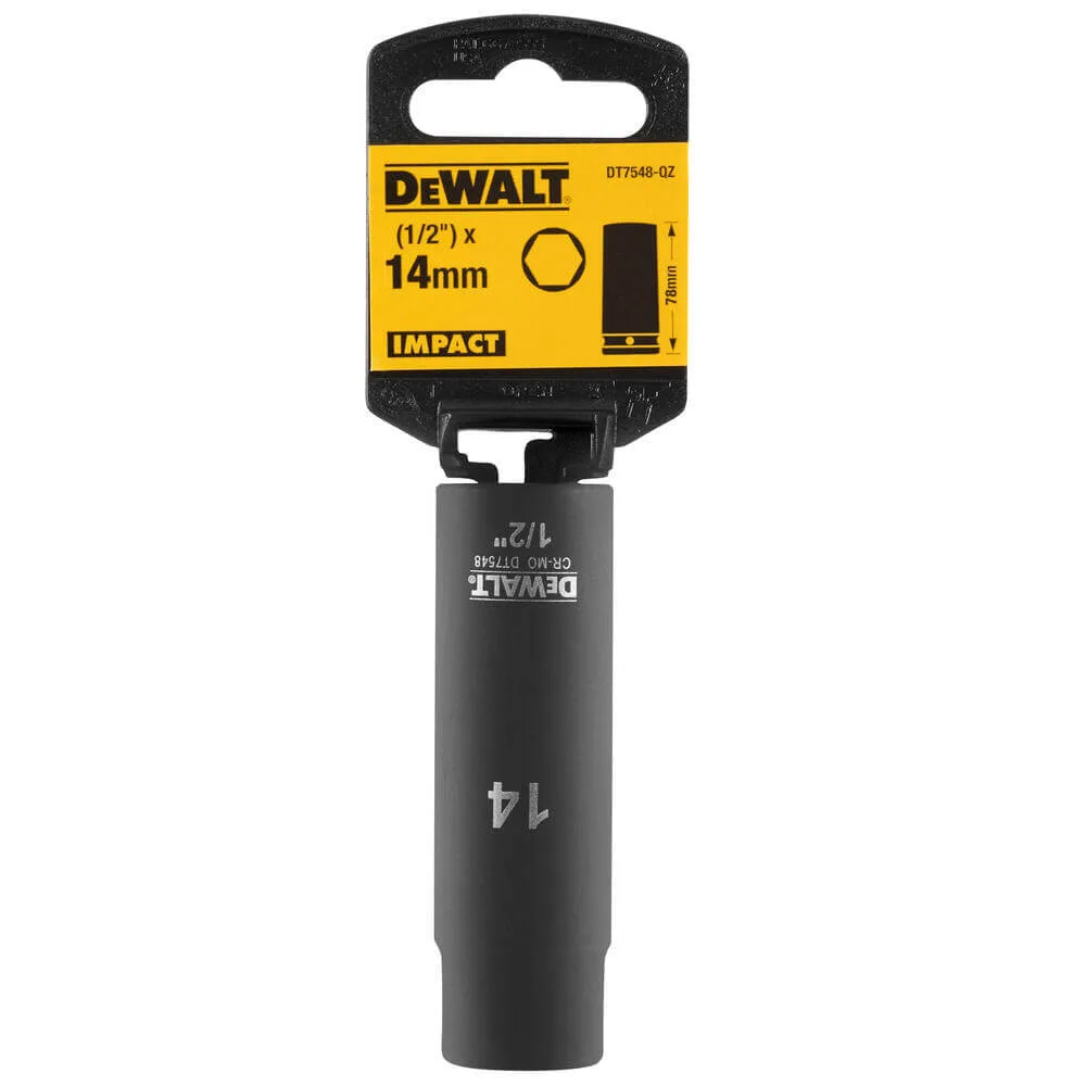 Головка торцева ударна довга IMPACT DeWALT DT7548 — фото 2