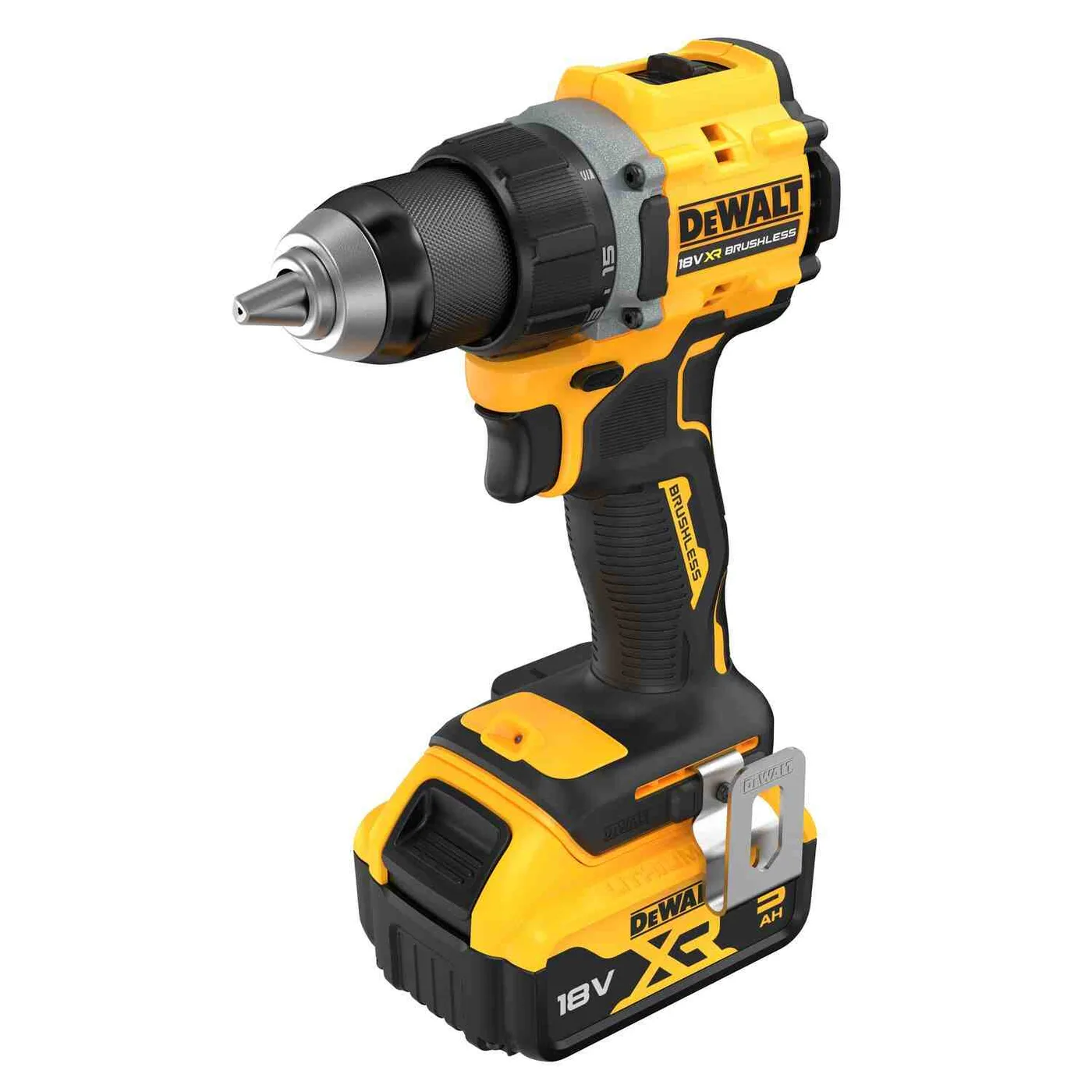 Дриль-шуруповерт акумуляторний безщітковий DeWALT DCD794P2T — фото 2