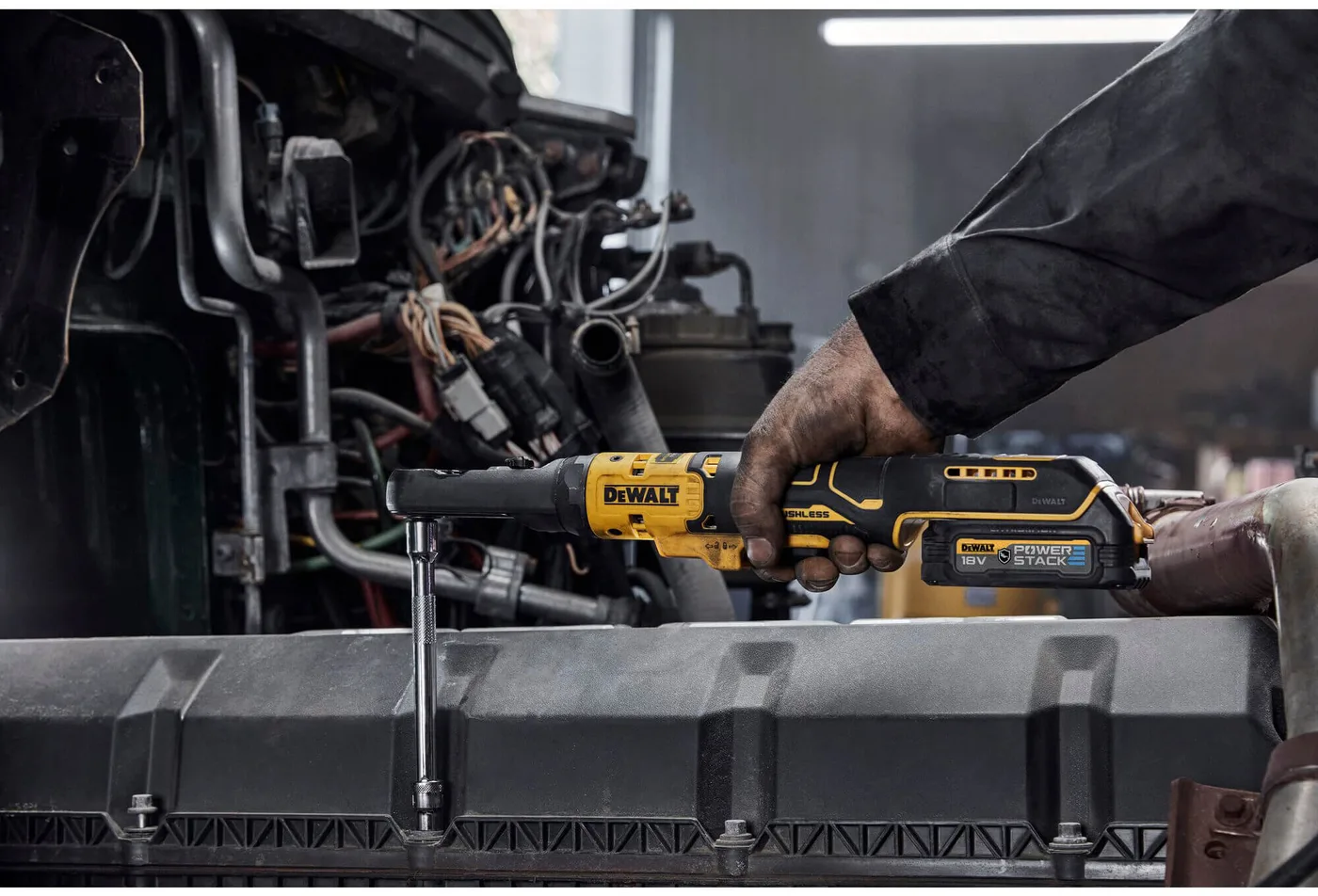 Гайкокрут кутовий - ключ-храповик акумуляторний безщітковий DeWALT DCF510E2G — фото 6