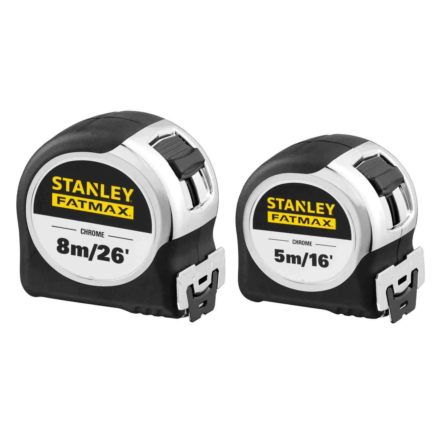 Рулетки вимірювальні FatMax®, 5м/16х25мм + 8/26х25, в хромованому корпусі STANLEY FMHT43041-0 — фото 2
