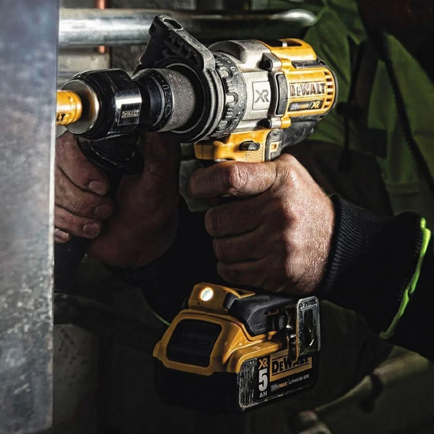 Дриль-шурупокрут акумуляторний безщітковий ударний DeWALT DCD996P3 — фото 6