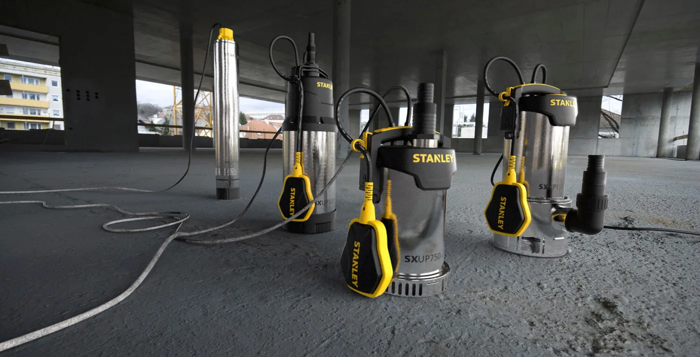 Насос свердловинний електричний STANLEY SXUP1000XWE — фото 2
