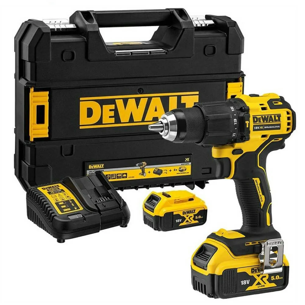 Дриль-шурупокрут акумуляторний безщітковий ударний DeWALT DCD709P2T — фото 2