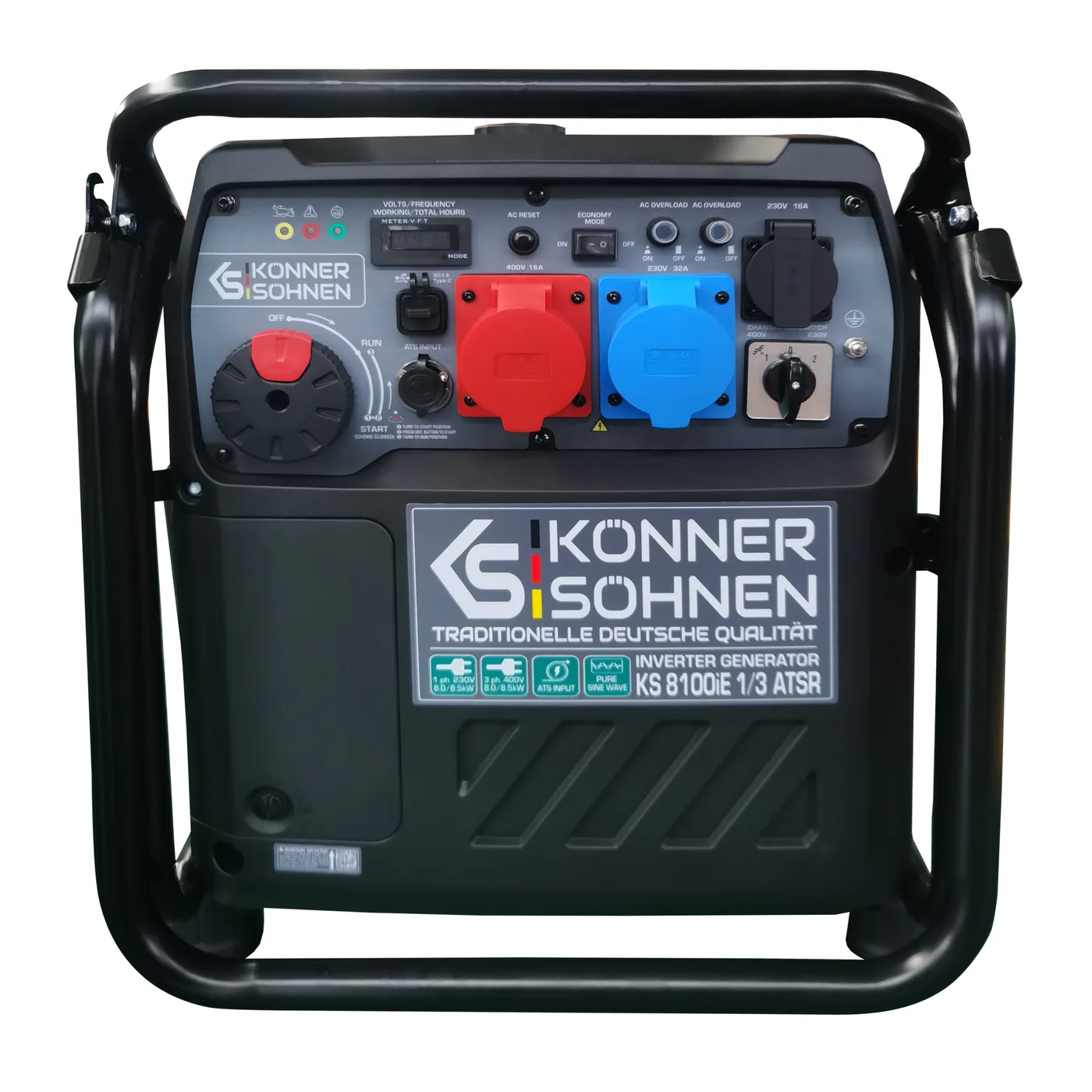 Інверторний генератор Könner & Söhnen KS 8100iE 1/3 ATSR, 8,0 кВт, бензин, електростартер — фото 2