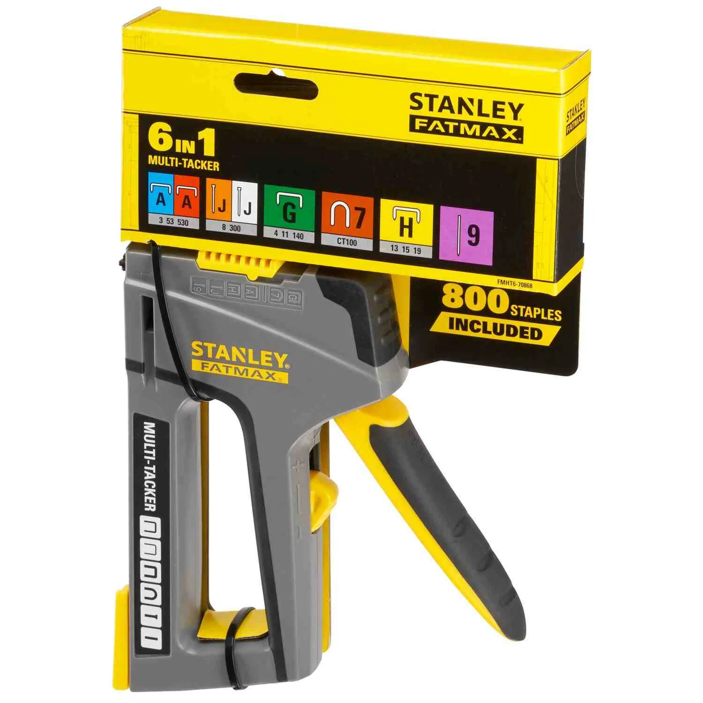 Степлер LIGHT DUTY / HEAVYDUTY / CABLE / BRADS TR75 FATMAX® 6 У 1 для всіх типів скоб STANLEY FMHT6-70868 — фото 4