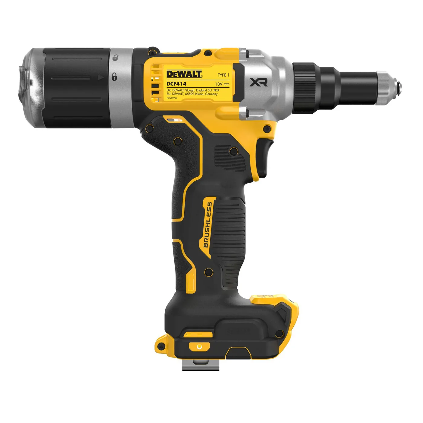 Заклепочник акумуляторний безщітковий DeWALT DCF414NT — фото 4