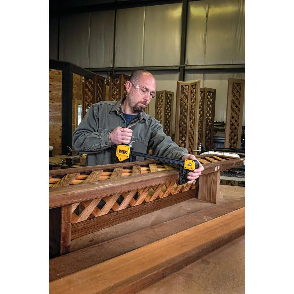 Струбцина XL триггерна з максимальним зусиллям стиснення 270 кг DeWALT DWHT0-83186 — фото 6