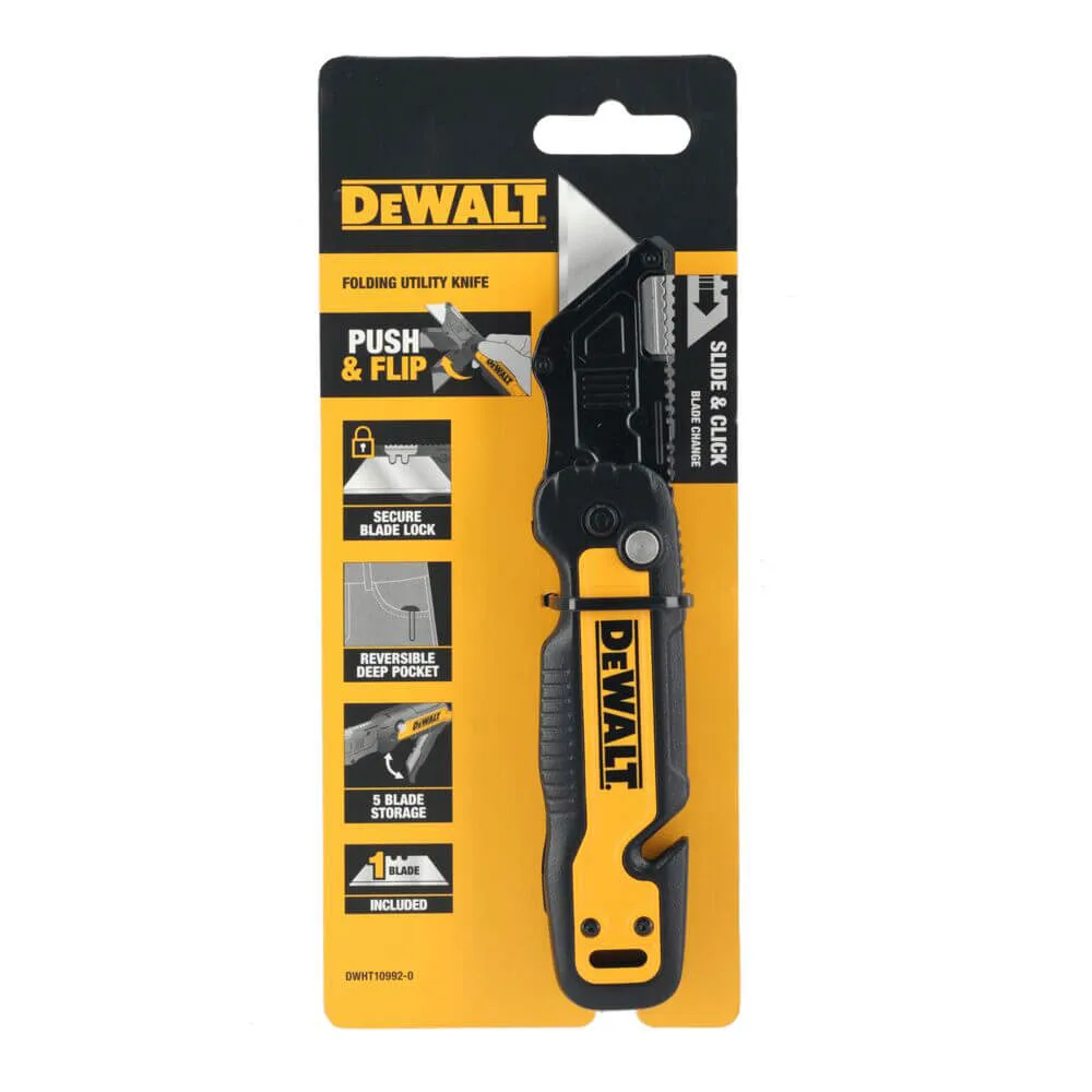 Ніж складаний з фіксованим лезом для оздоблювальних робіт DeWALT DWHT10992-0 — фото 6